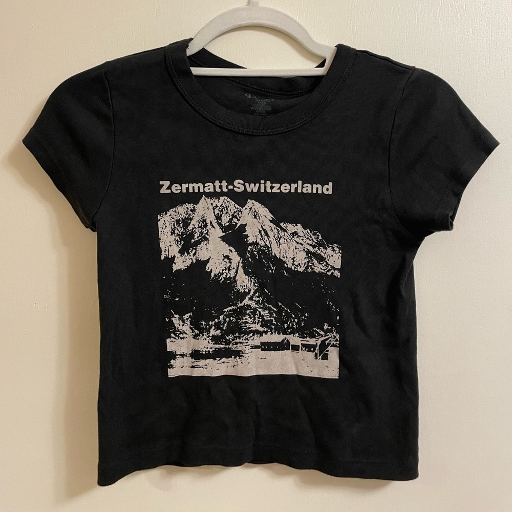 Black Brandy Melville crop top